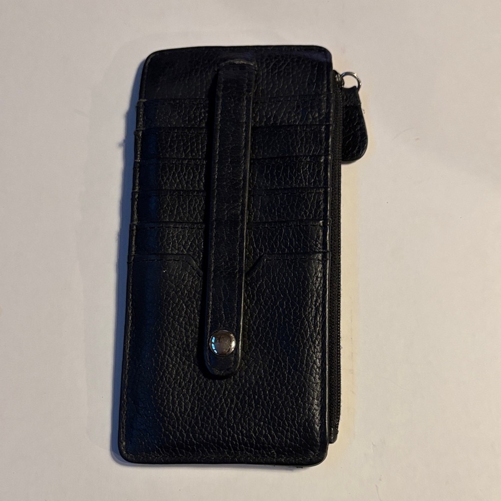 Sleek Black Leather Wallet